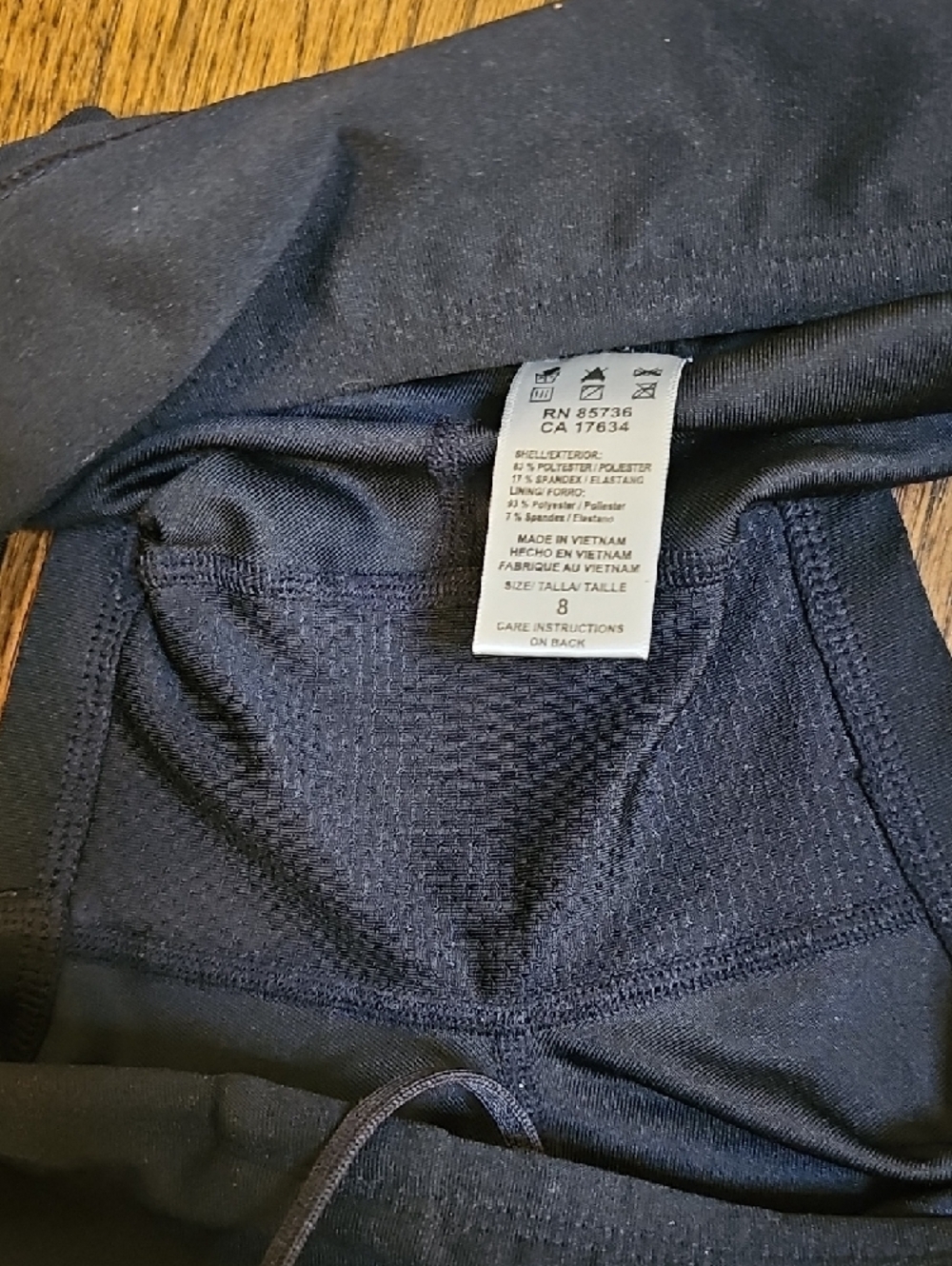 Beach House Black Women's Swim Athletic Shorts with Zip Pocket - Picture 10 of 11